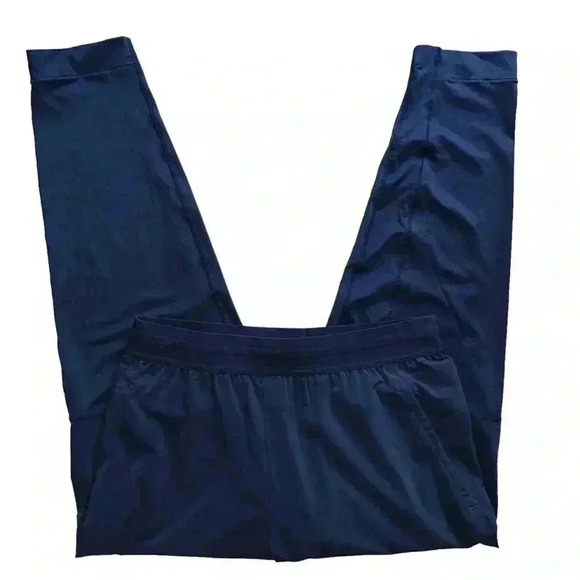 NIKE athletic pants blue size medium inner drawstring - Picture 3 of 12